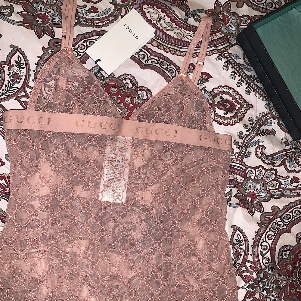 Gucci Tulle bodysuit, never worn